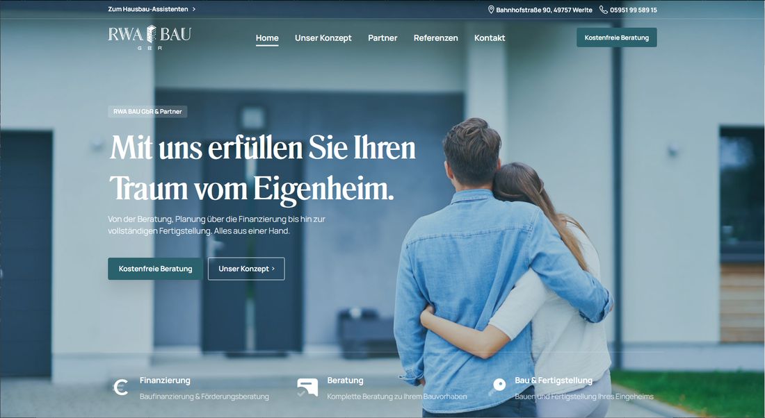 Website RWA Bau